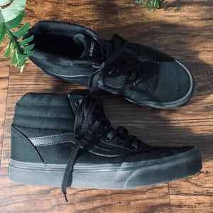 Black High Top Vans Sneakers